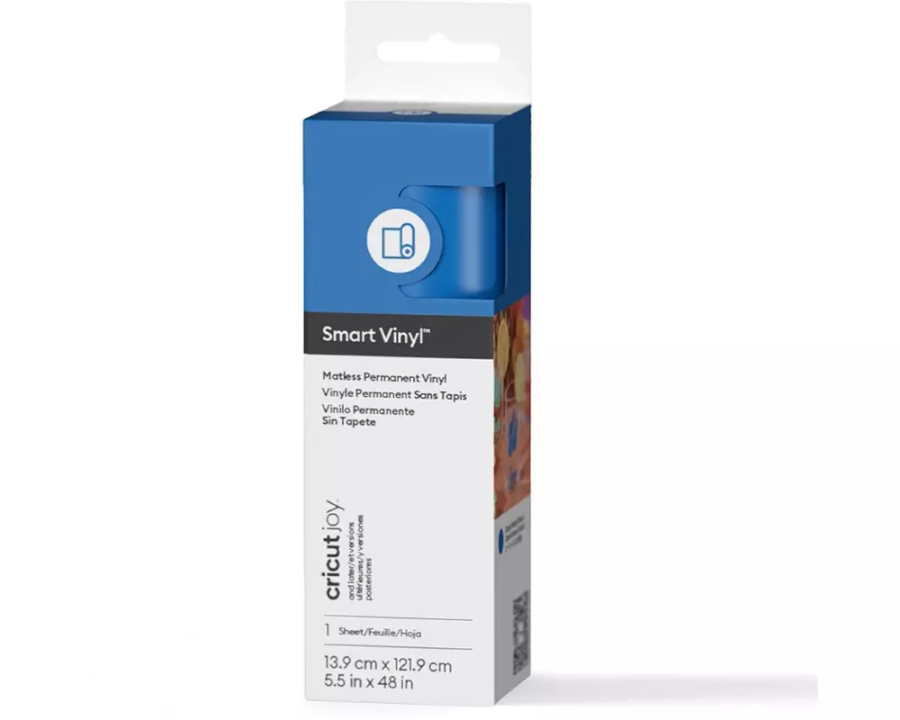 Cricut Vinylfolie Joy Permanent 13.9 x 121.9 cm, Blau