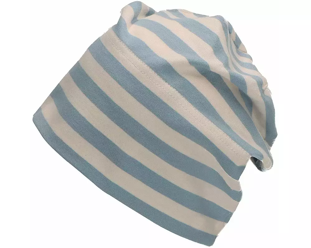 Sterntaler Mütze Slouch-Beanie gestreift Hellblau Gr. 35