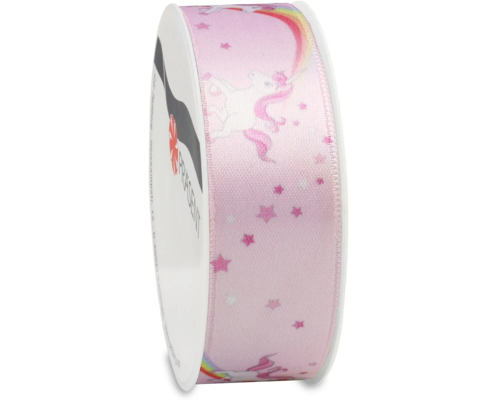 Pattberg Geschenkband Einhorn, 25 mm x 3 m