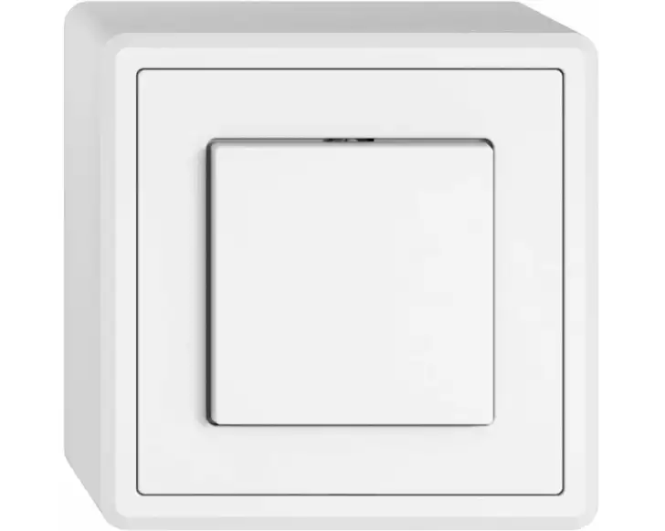 Feller EDIZIOliv Schalter AP SCH 3 Weiss