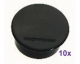MAGNETOPLAN Magnet Discofix Color 40mm 1662012 schwarz, ca. 2.2 kg 10 Stk.