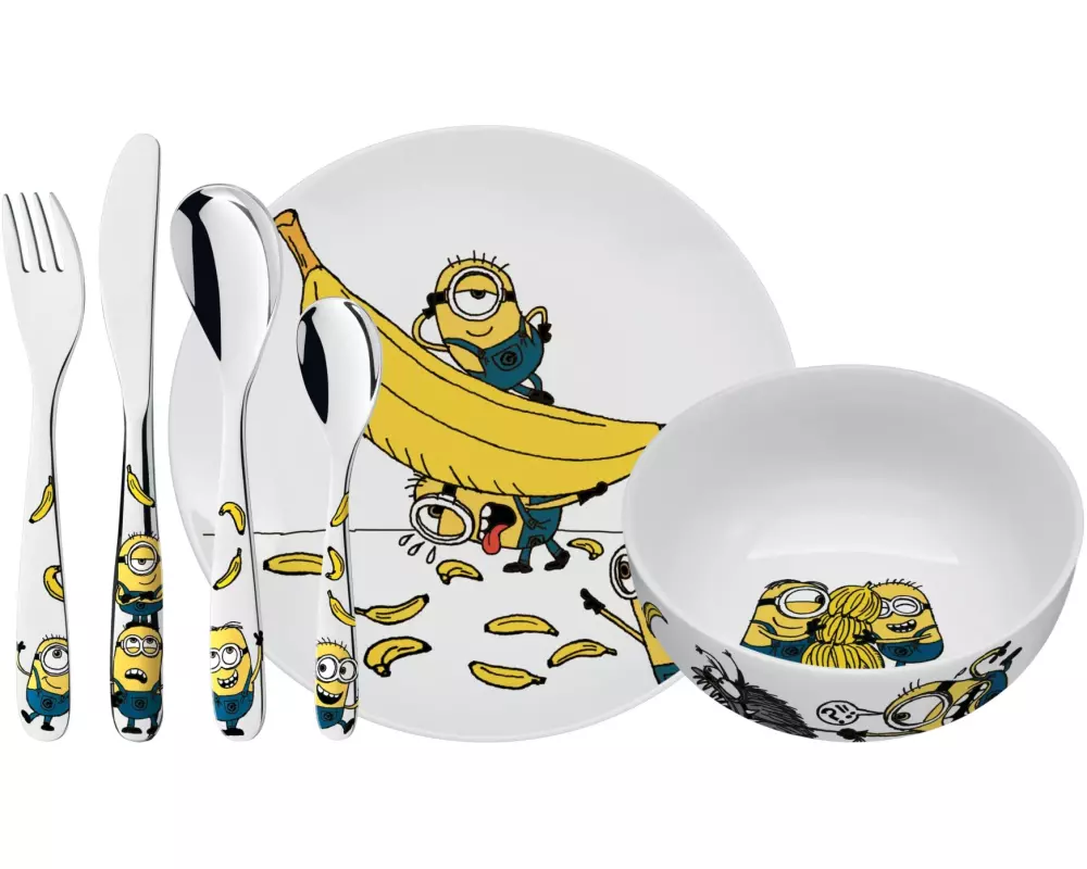 WMF Kindergeschirrset Minions 6-teilig