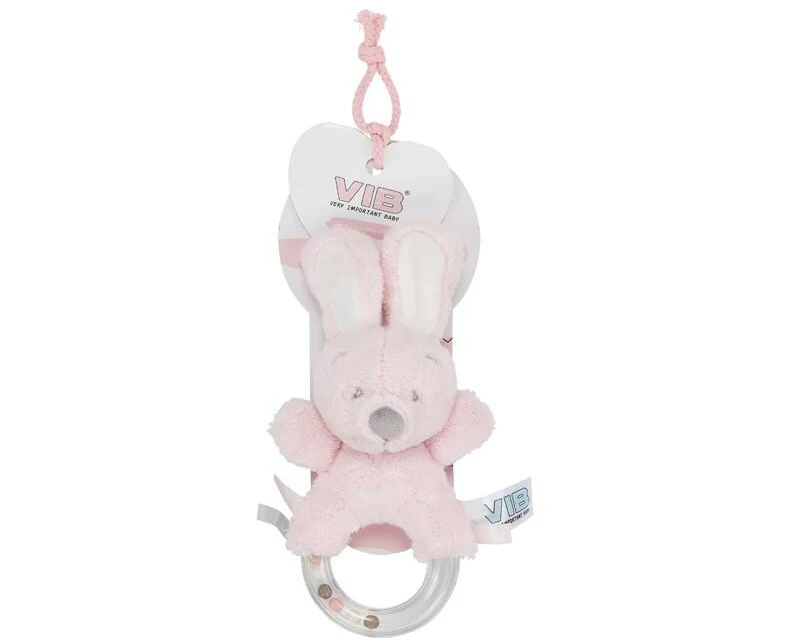 Very Important Baby Plüsch Rassel Hase Rosa