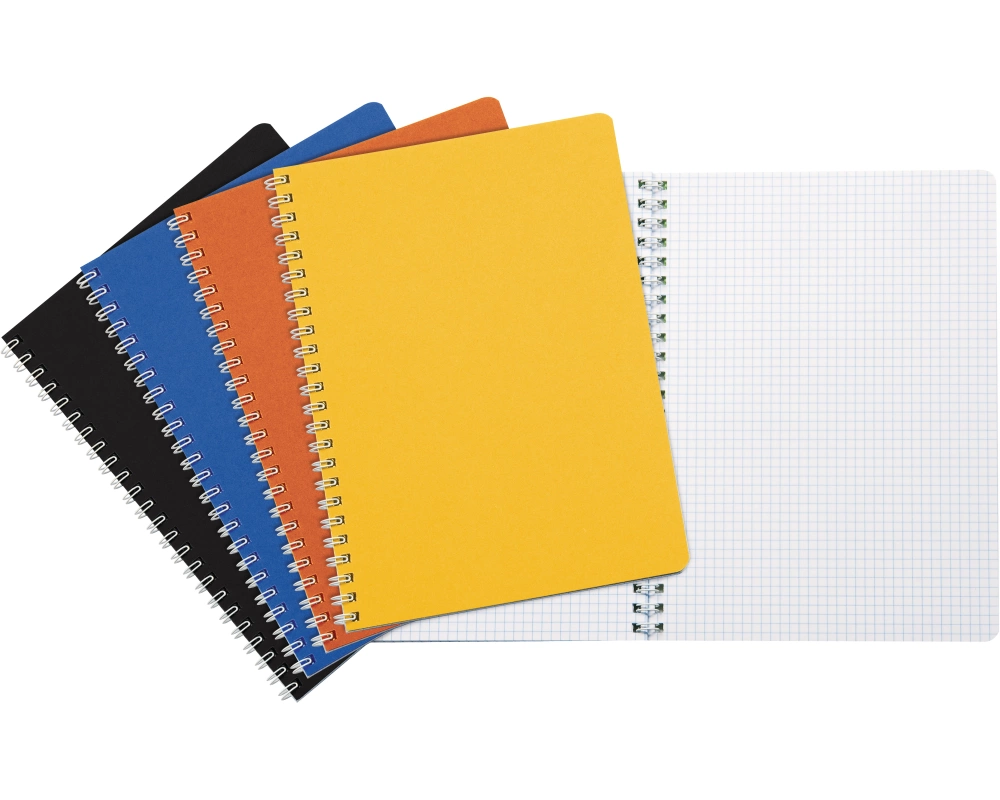 BIELLA Spiralheft TopColor A4 55245449U farbig kariert, ass.