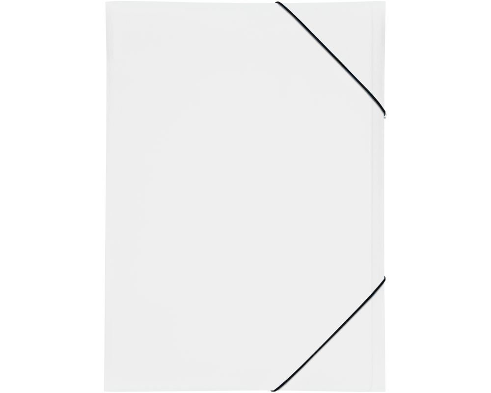 PAGNA Gummibandmappe Trend A3 21638-02 weiss 3 Klappen