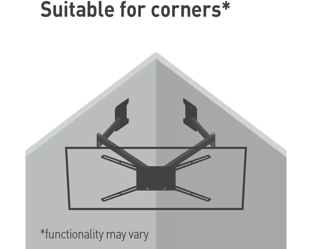 Barkan Wandhalterung WH 464XL-SW Schwarz