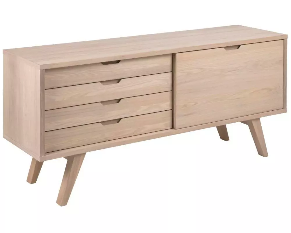 AC Design Sideboard A-Line 160 x 45 x 72 cm, Hellbraun