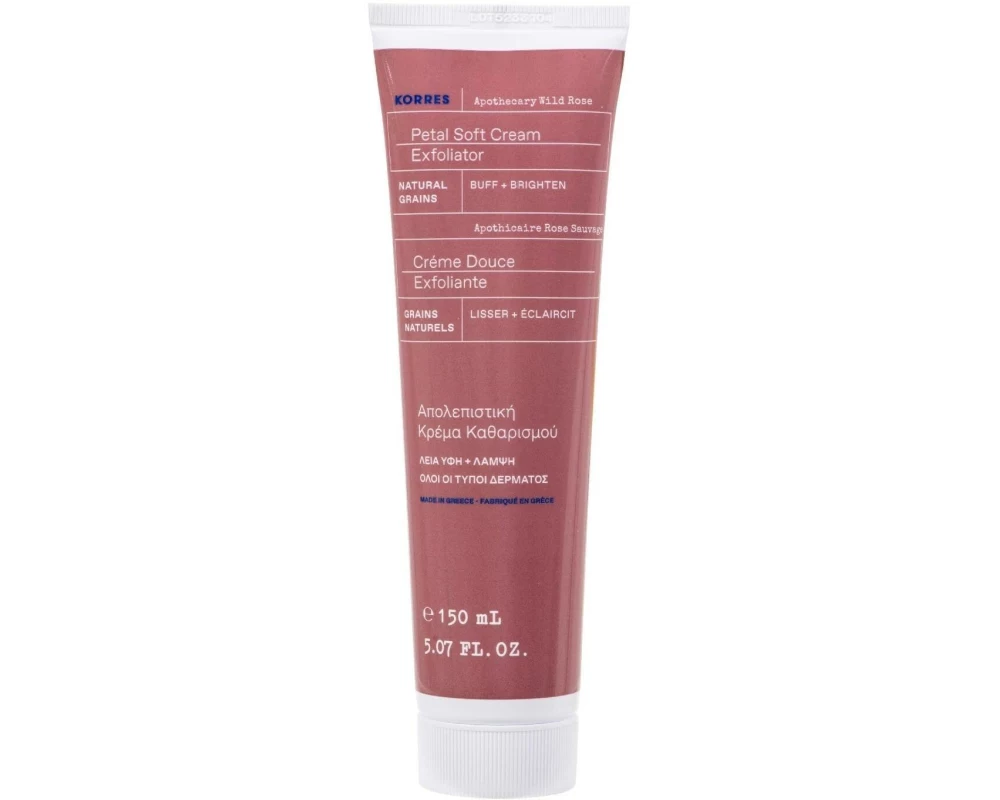 KORRES Apothecary Wild Rose Petal Soft Cream Exfoliator 150 ml