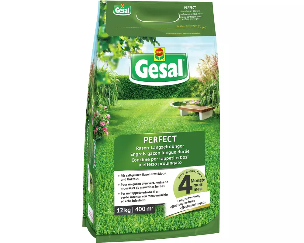 Gesal Rasen-Langzeitdünger PERFECT 12 kg