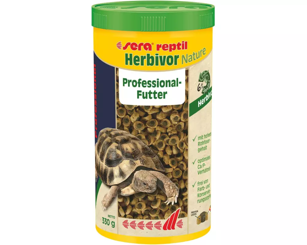 sera Ergänzungsfutter reptil Prof. Herbivor Nature, 1000 ml, 330g