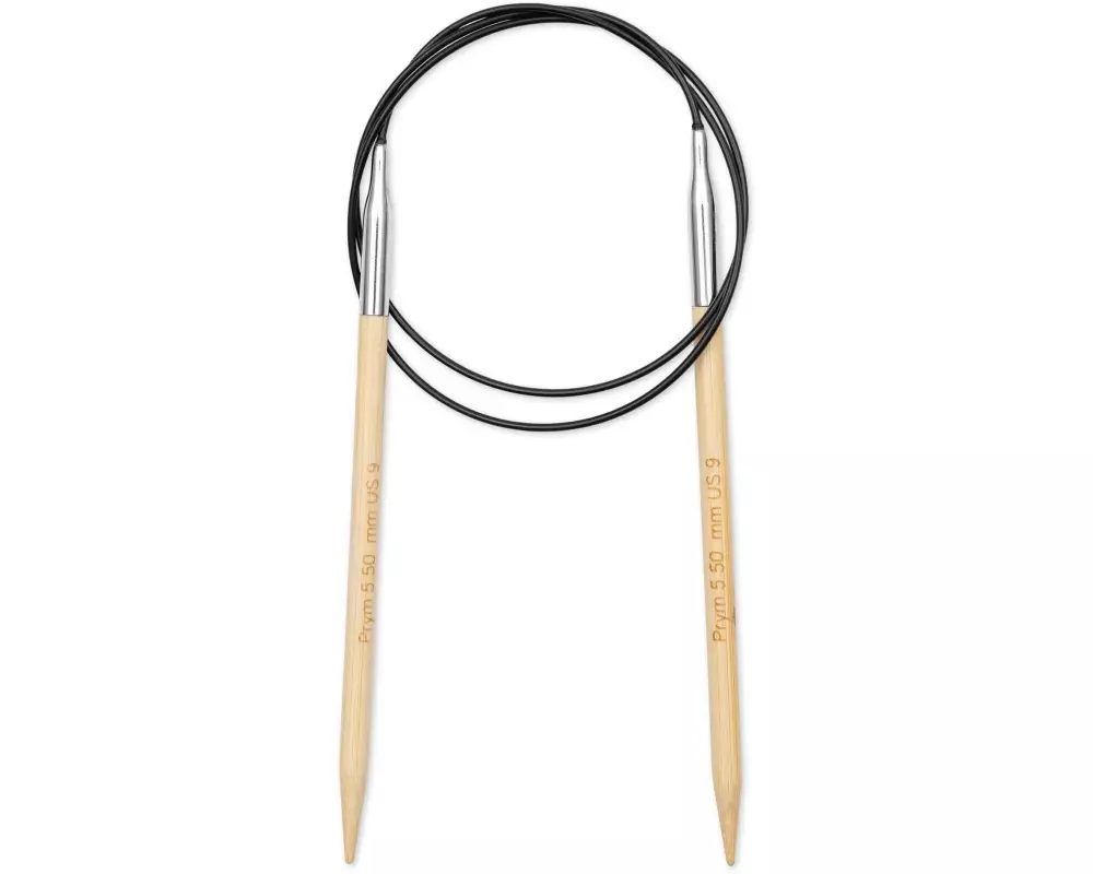 Prym 1530 Rundstricknadel BAMBUS 5.50 mm, 80 cm
