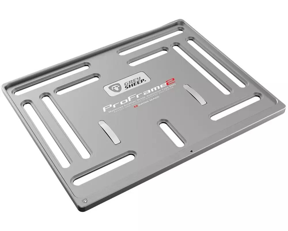 GREY SHEEP. Kennzeichenhalter ProFrame 2, Shadow Grey