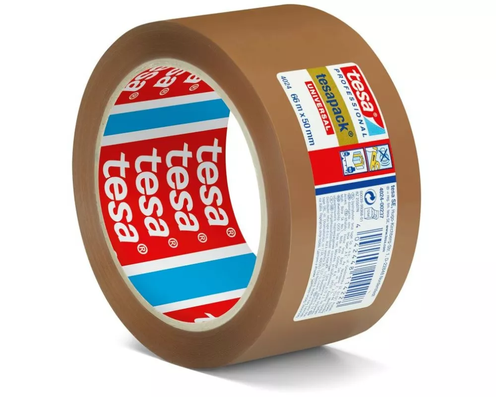 tesa Professional 4024 tesapack Universal 50 mm x 66 m, Braun