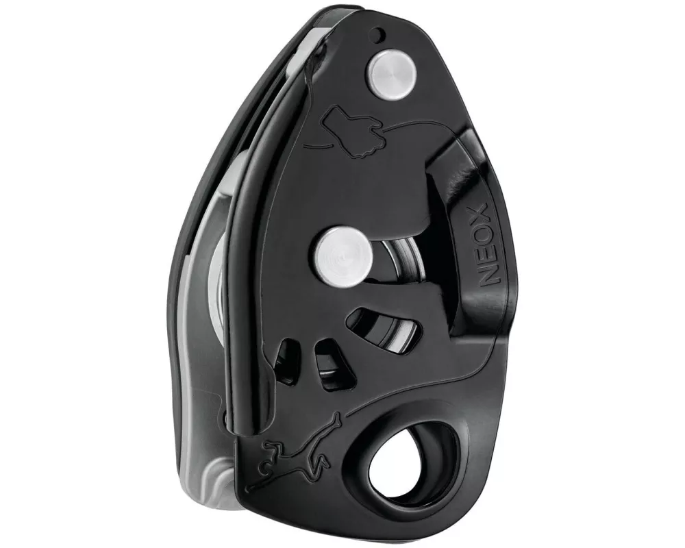 Petzl Neox Belay Device, Schwarz