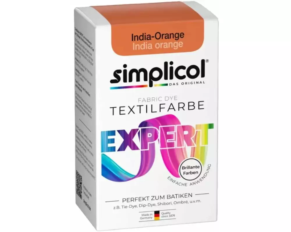 Simplicol Textilfarbe Expert Indiaorange, 150 g