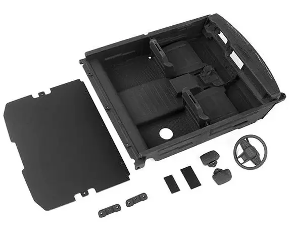 RC4WD Modellbau-Innenraum + Deckabdeckung TRX-4 21 Bronco, Schwarz