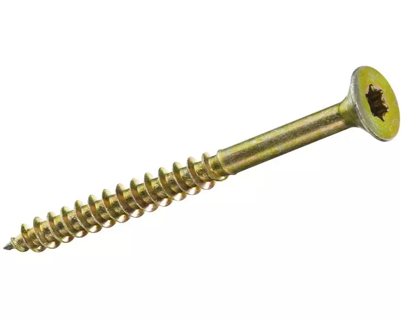 FTM Spanplattenschrauben Senkkopf 5 x 100 mm Stahl, 4 Stück