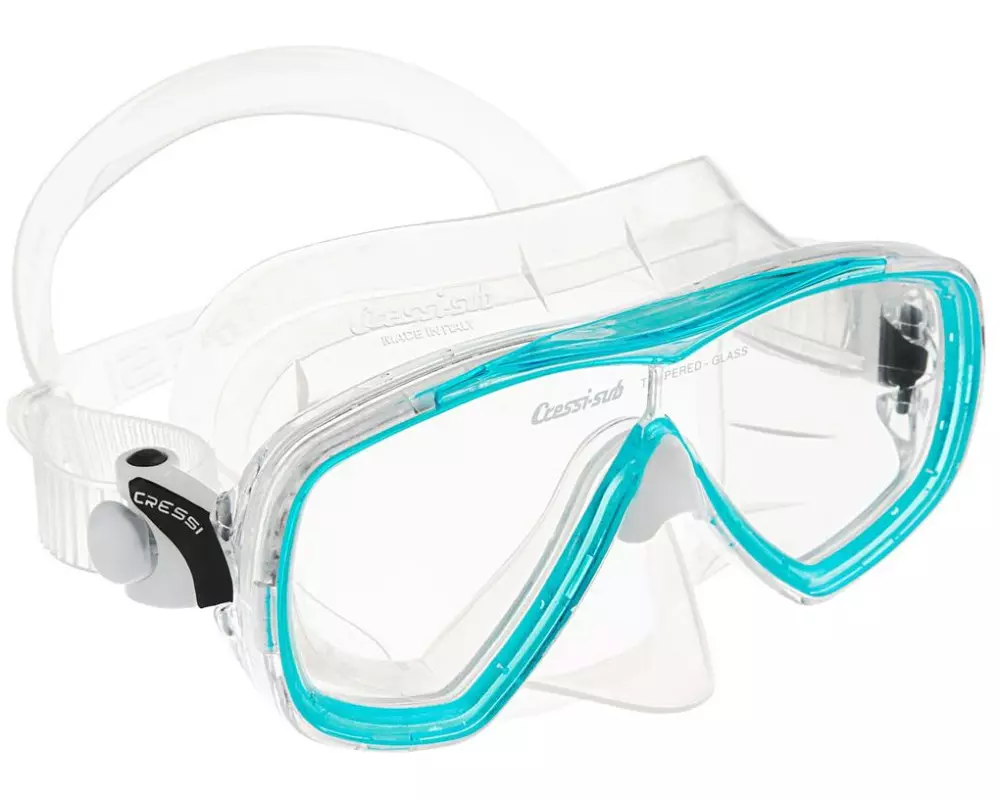 CRESSI Tauchmaske Estrella Clear/Aquamarine