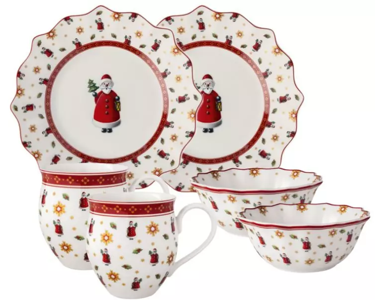 Villeroy & Boch Toy's Delight Set Santa 6-teilig