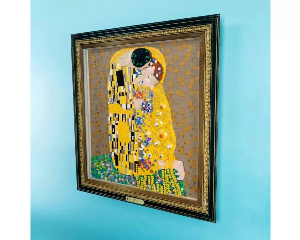iDisplayit Acryl-Wand-Display für LEGO 31221 Gustav Klimt – Der Kuss