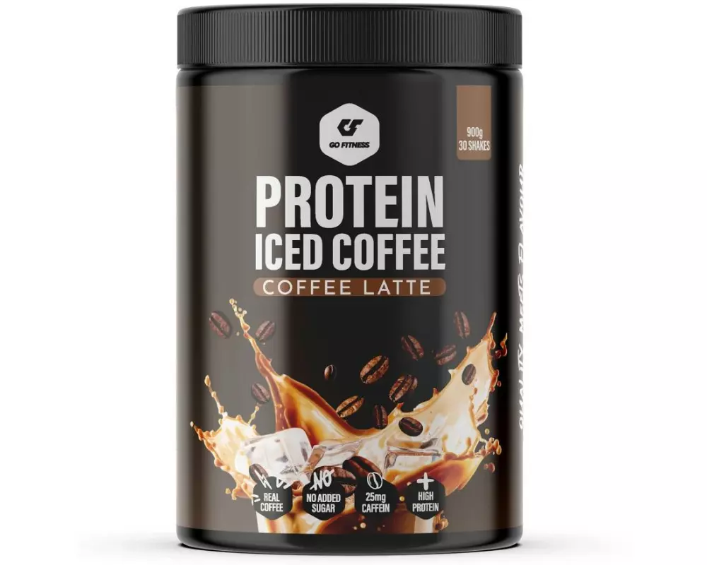 Go Fitness Pulver Protein Iced Coffee Kaffee 900 g