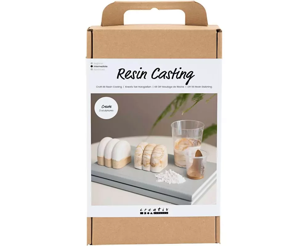 Creativ Company Giessharz Skulptur Beige