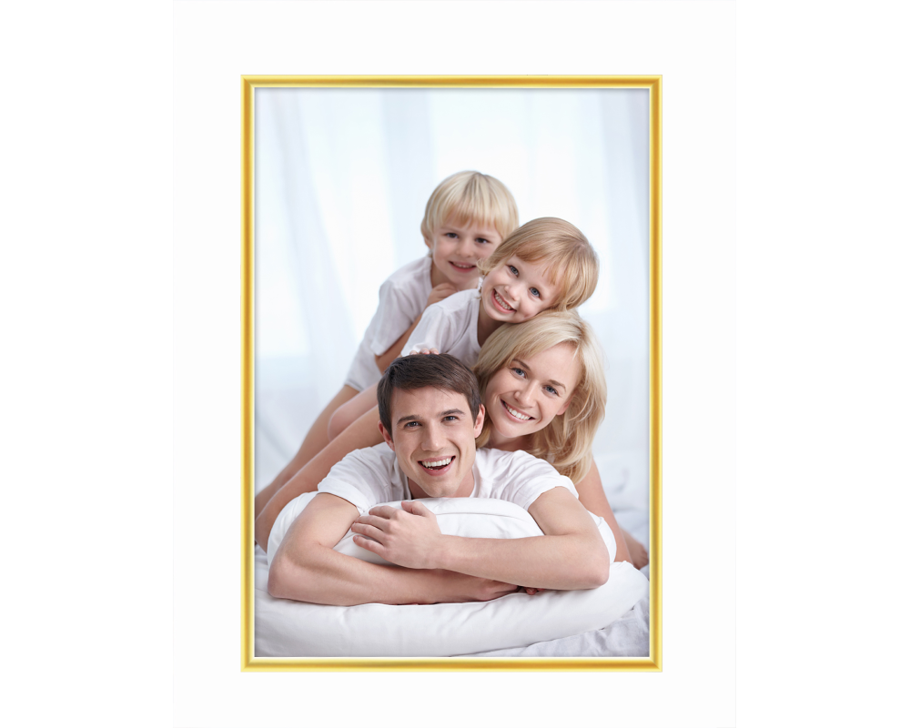 DEBEX Wechselrahmen 50x70cm 901205500700 Kunstglas, gold