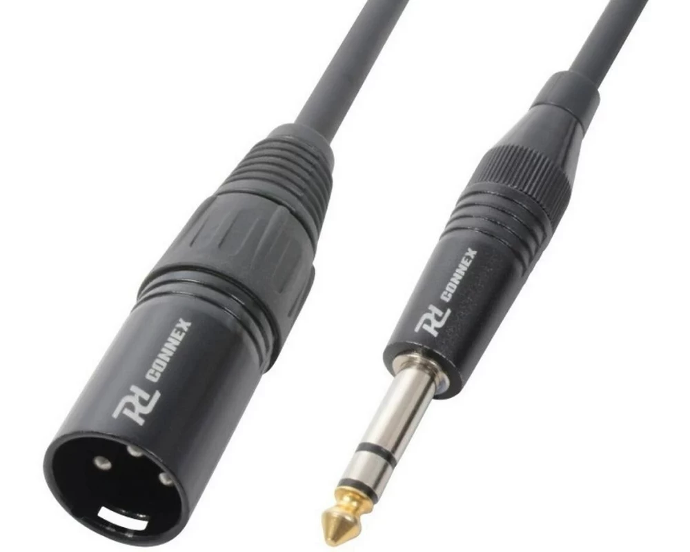 PD Connex Audio-Kabel CX44-12 XLR 3 Pole, male - 6.3 mm Klinke 12 m