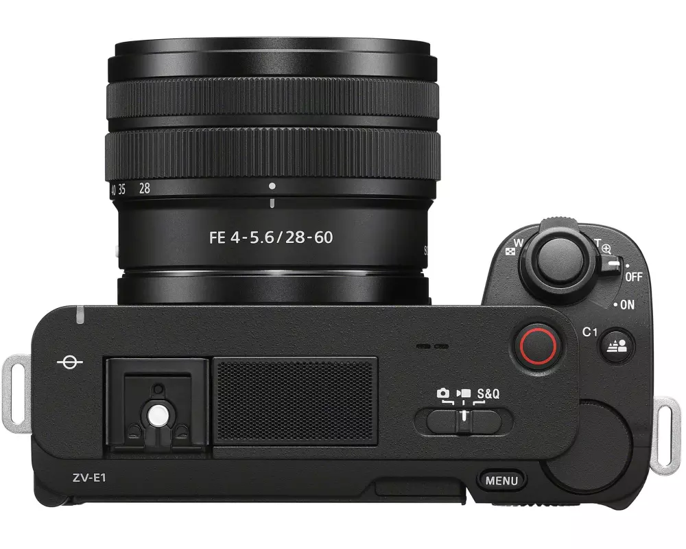 Sony Fotokamera ZV-E1 mit 28–60-mm-Zoomobjektiv