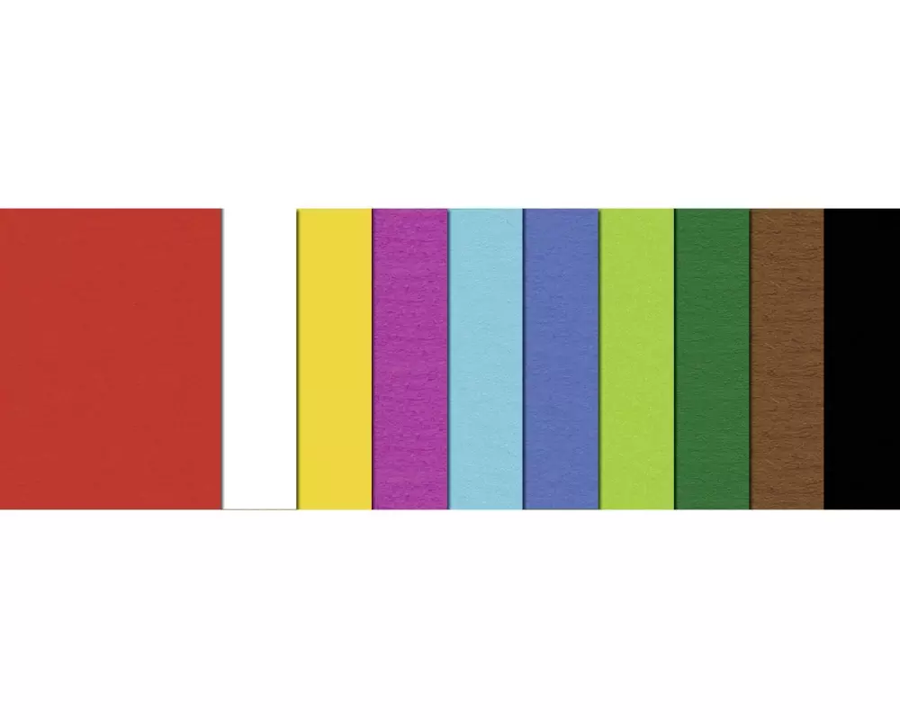 URSUS Fotokarton A4 sortiert in 25 Farben Farbig sortiert