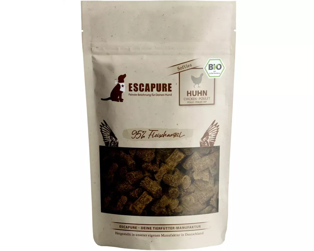 Escapure Snack Bio Hähnchen Snack Soft 150 g