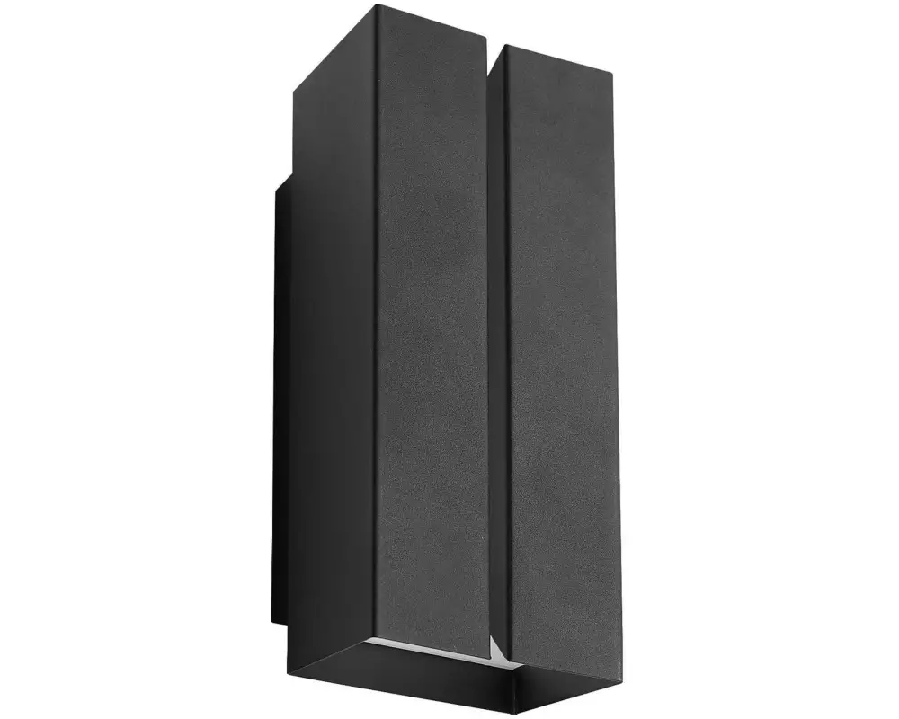 Nordlux Wandleuchte Clarini 15W, E27, IP54, schwarz