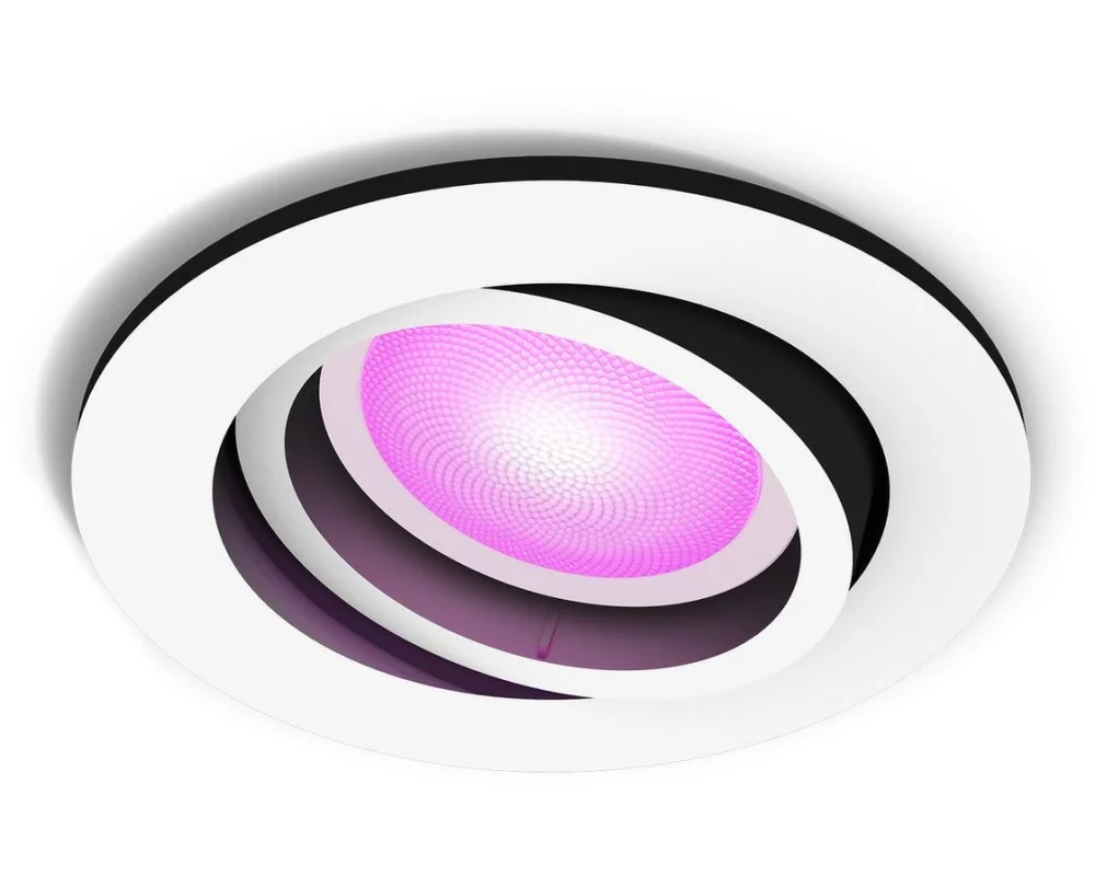 Philips Hue White & Color Ambiance Centura Einbauspot Rund Weiss