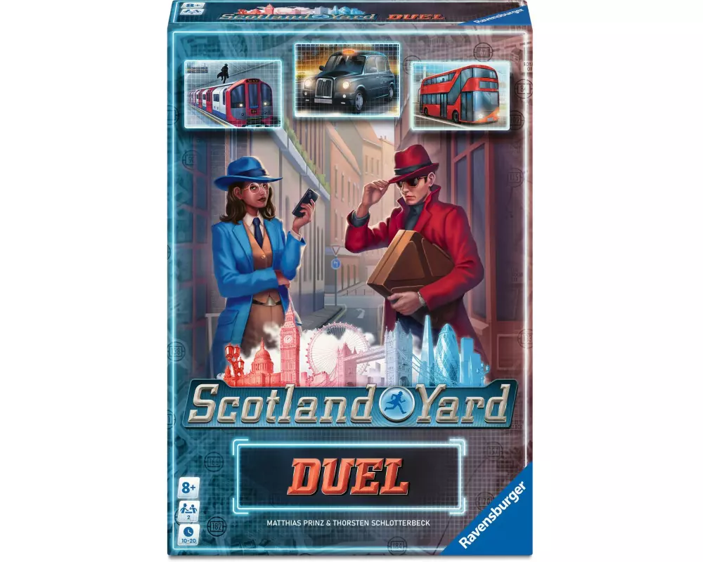 Ravensburger Gesellschaftsspiel Scotland Yard Duel ab 8 Jahren, 2 Spieler