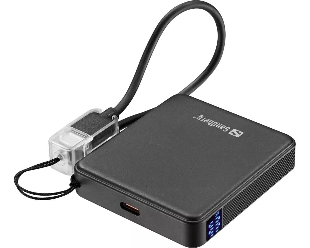 Sandberg Powerbank Nano Schwarz 5000 mAh