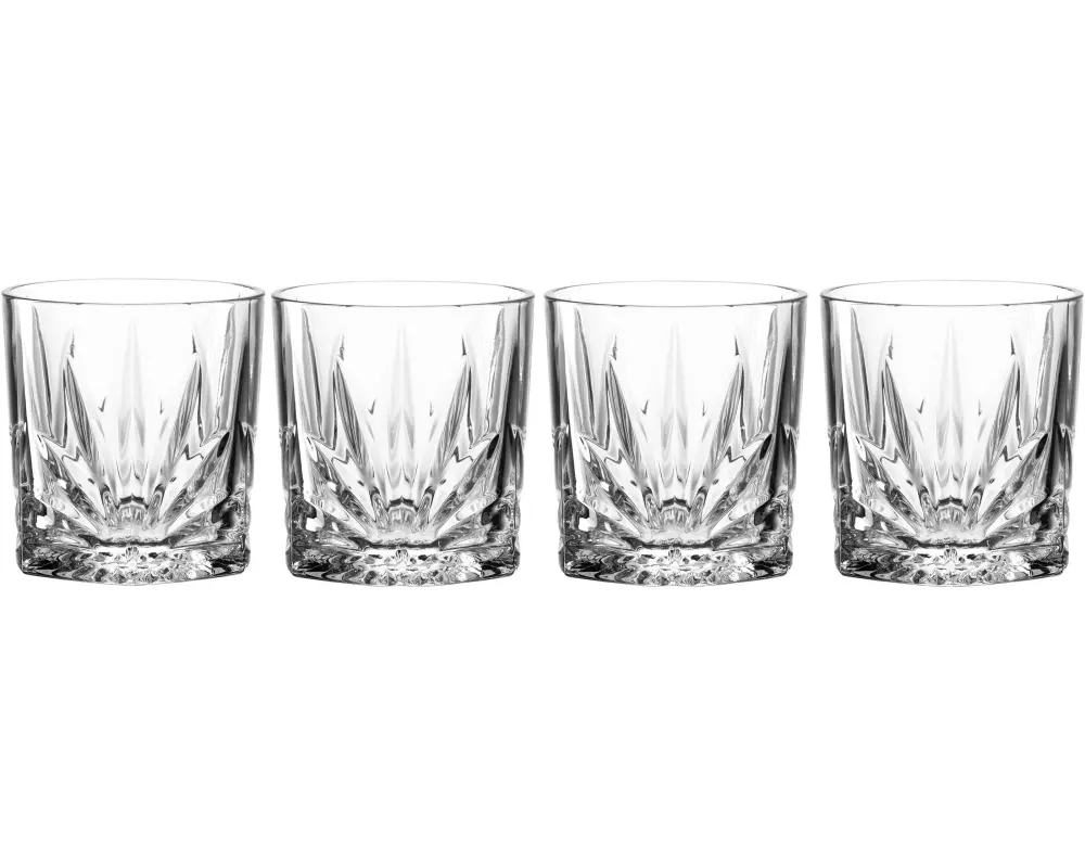 Leonardo Whiskyglas Capri 220 ml, 4 Stück, Transparent