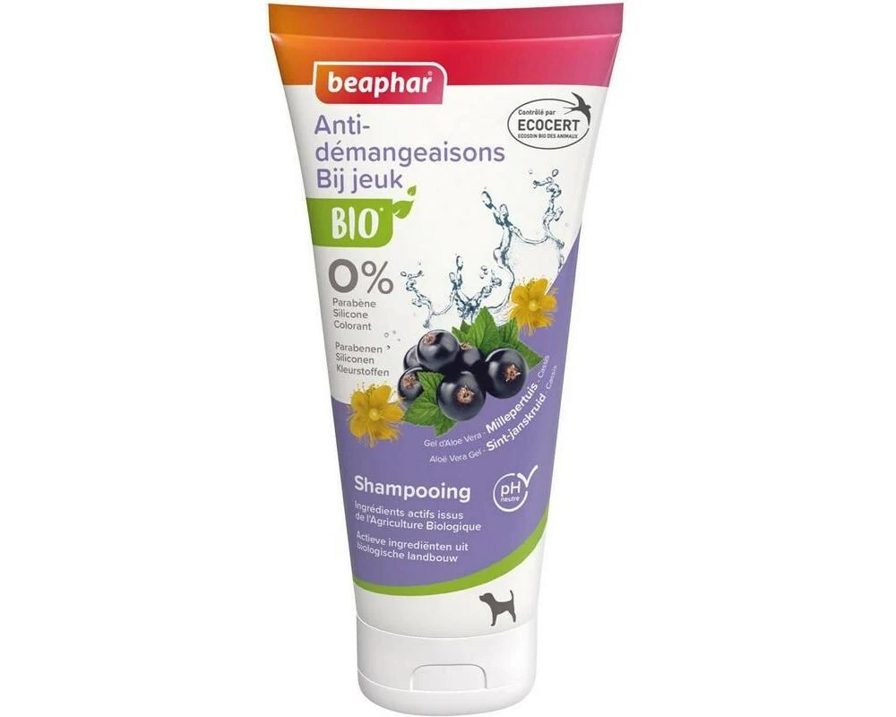 Beaphar Shampoo Bio, Anti-Juckreiz, 200 ml