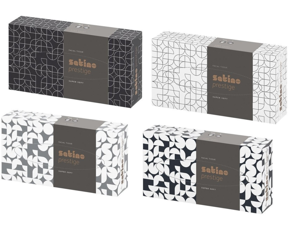 SATINO Kosmetiktücher 600939 Prestige, 100 Tücher