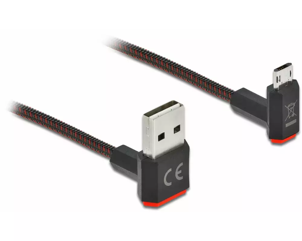 Delock USB 2.0-Kabel EASY-USB USB-A - Micro-USB B 0.5 m