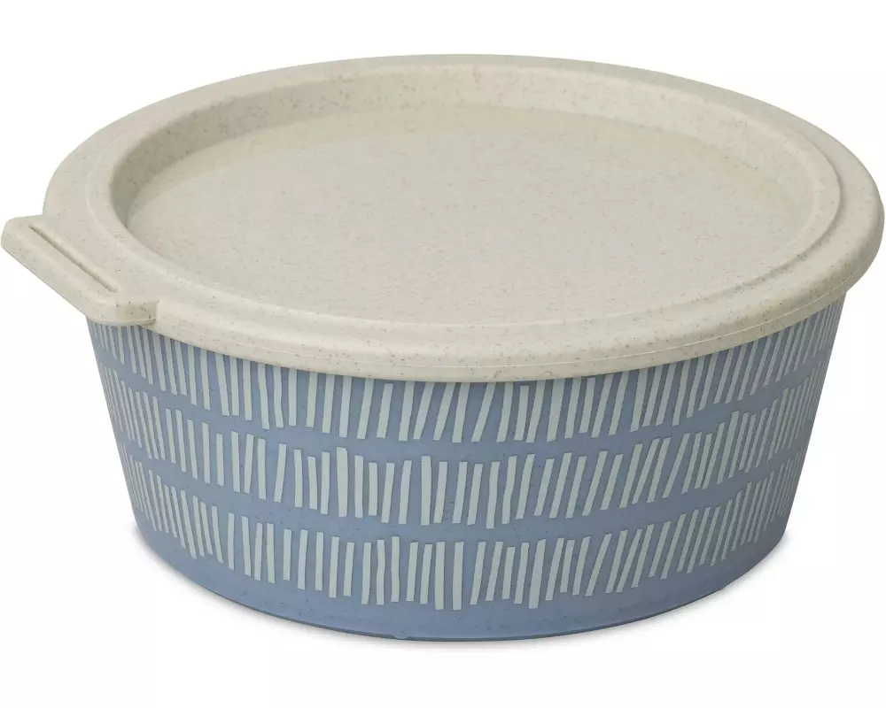 Koziol Schüssel Blomster mit Deckel 1.3 l, Blau