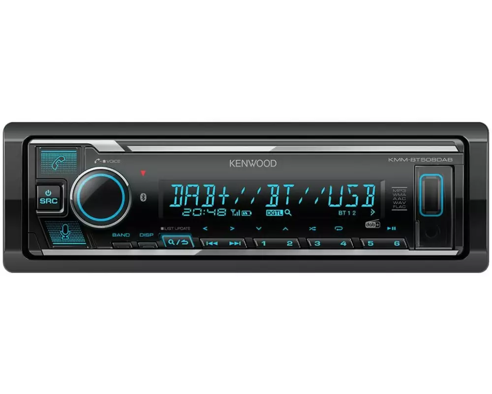 Kenwood Autoradio KMM-BT508DAB 1 DIN