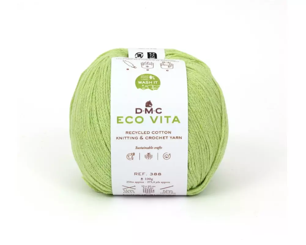 DMC Wolle Eco Vita 100 g, Hellgrün