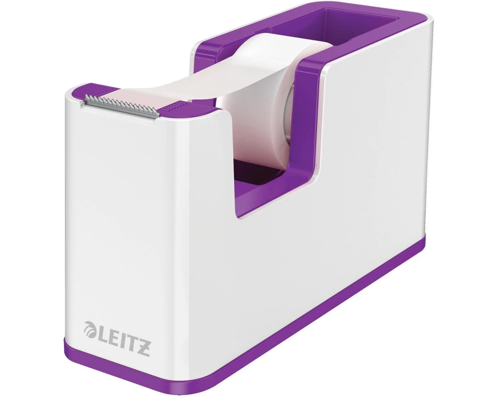 Leitz Tischabroller Duo Colour Weiss/Violett