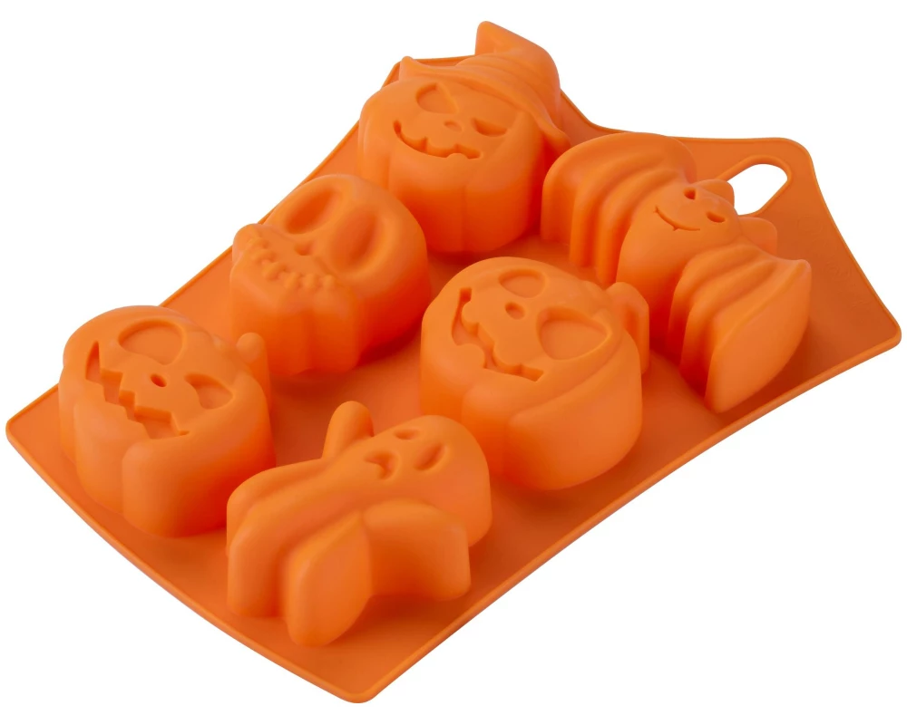 Zenker Backform Happy Halloween 1 Stück, Orange