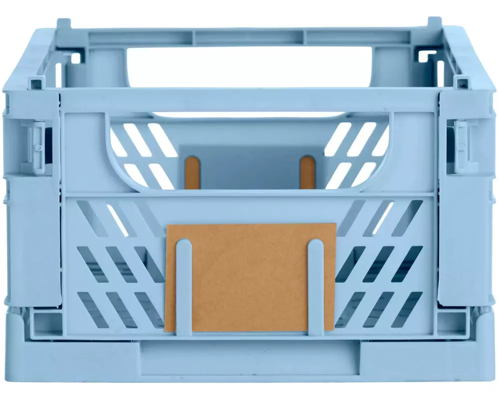 Schou Klappbox 33 x 24.5 x 15 cm - Hellblau