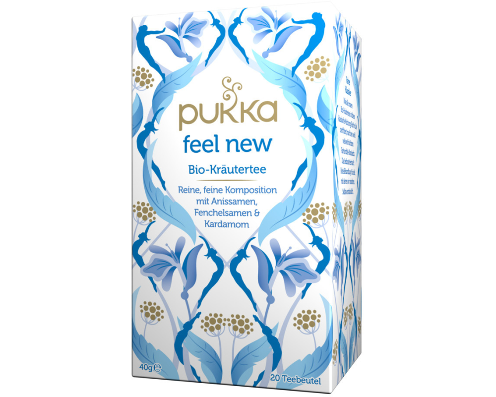 PUKKA Feel New 4091007 Bio Kräutertee 20 Beutel