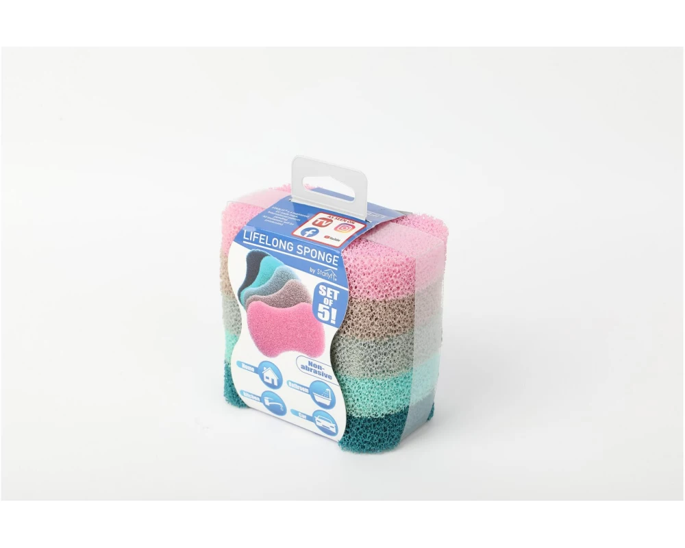Mediashop Geschirrschwamm Lifelong Sponge 5er Set
