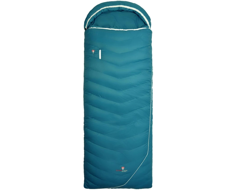 Grüezi Bag Schlafsack DownWool Subzero Comfort 2.0 -1 °C L 185cm,Türkis