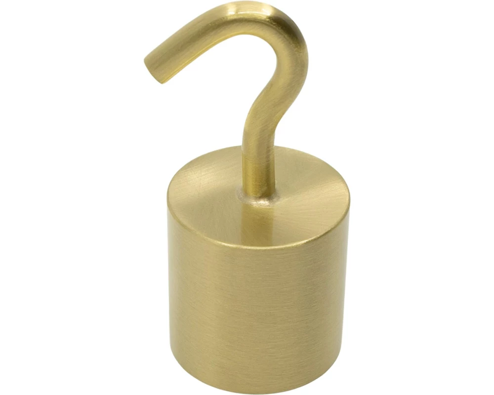 Meister Seilendkappe/Haken 30 mm Messing