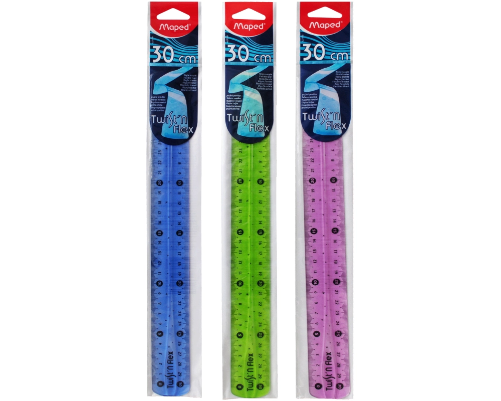 MAPED Lineal ass. 027900 Maped Twist'n Flex 30cm